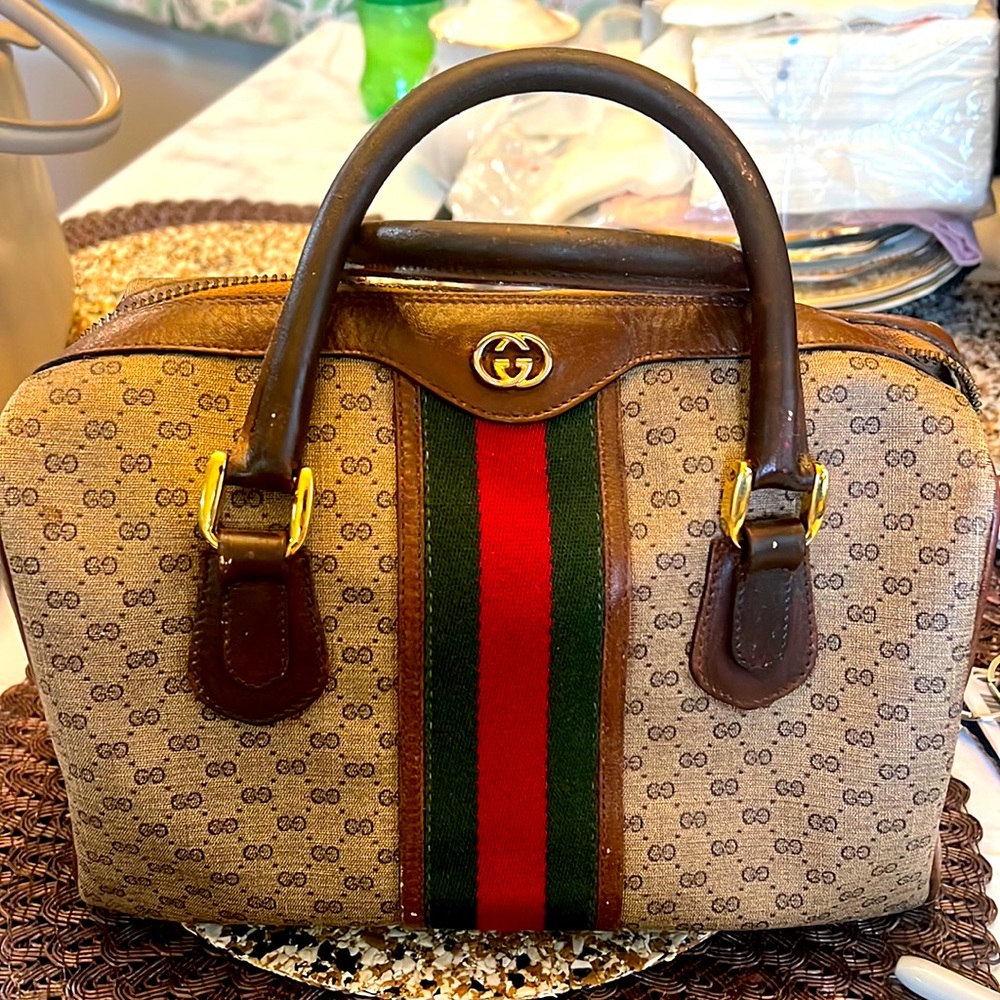 Vintage authentic gucci speedy bag